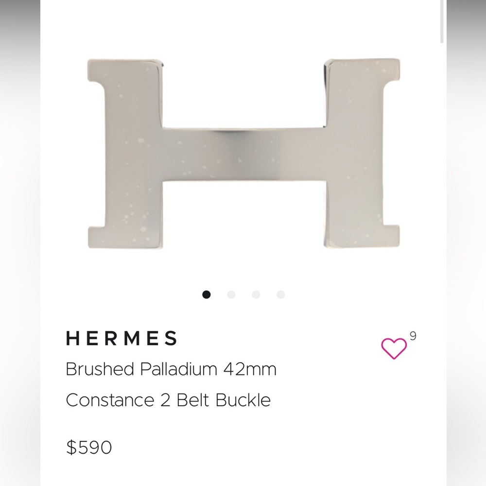 Authentic never used Hermes Belt Buckle